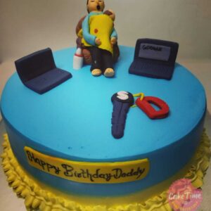 Baby Father Theme Cake