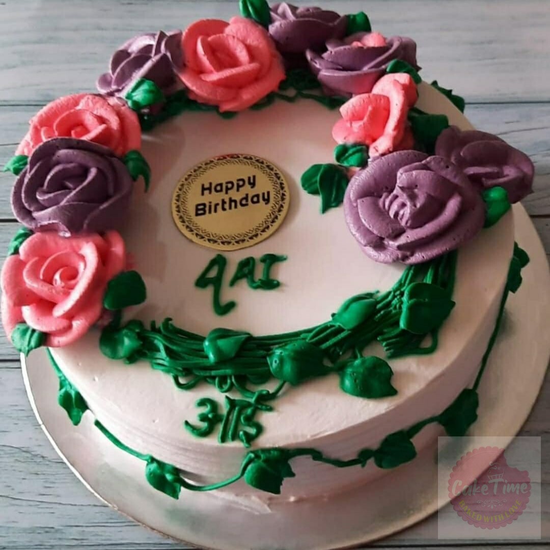 Chanel Rose Cake – SahniBakery